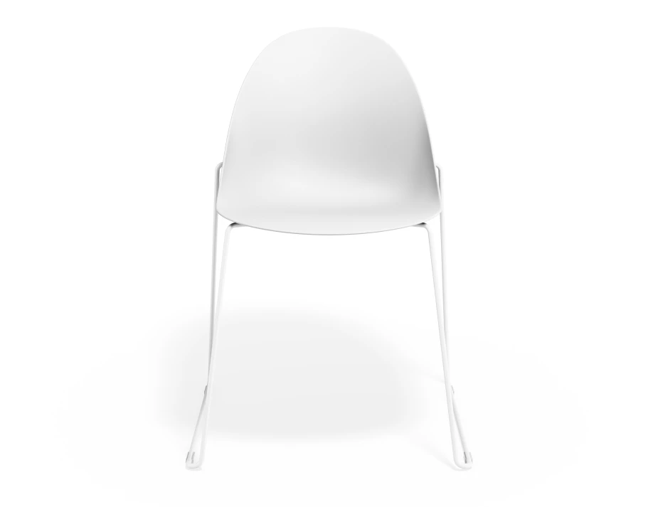Pebble Chair Whiteseat Sledwhite