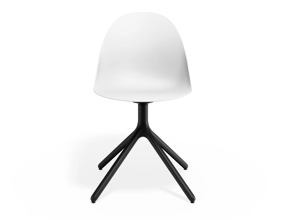 Pebble Chair Whiteseat Swivelbase