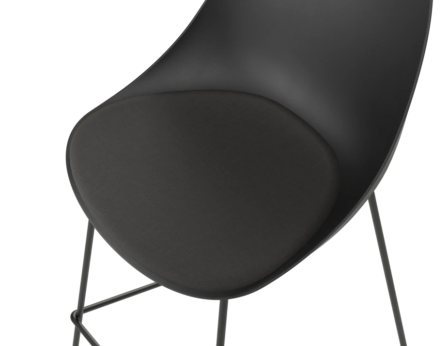 Black Seat Anthracite Fabric Cushion