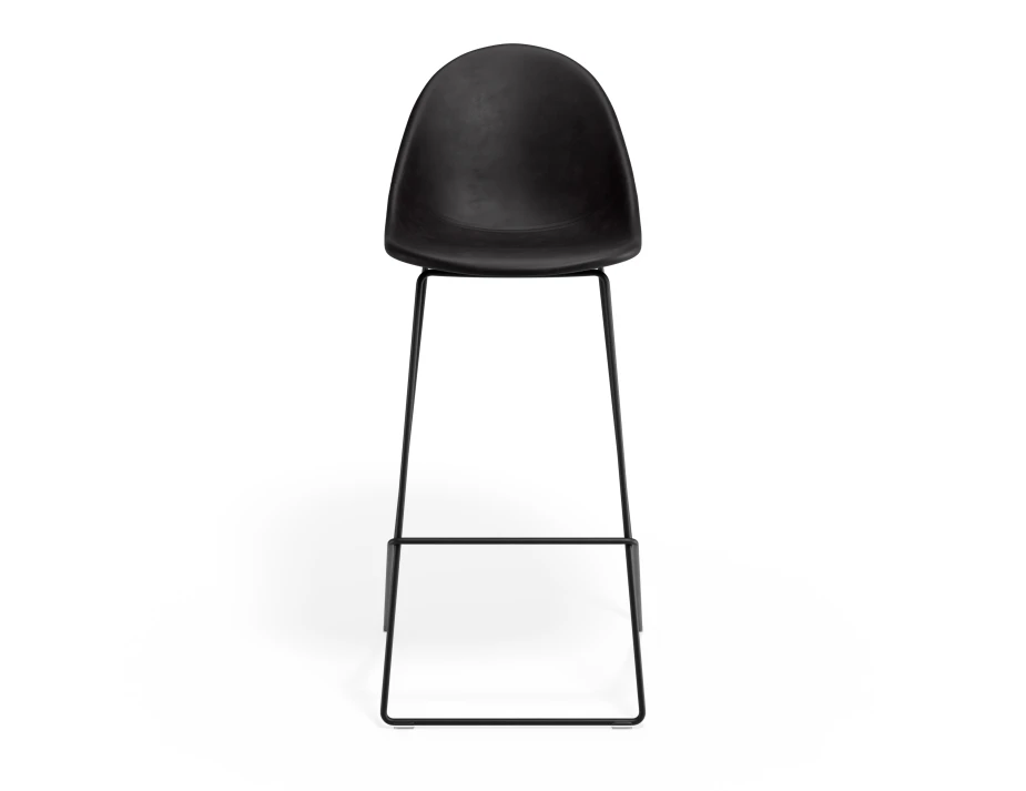 Pebble Barstool Blackpuseat Blackframe