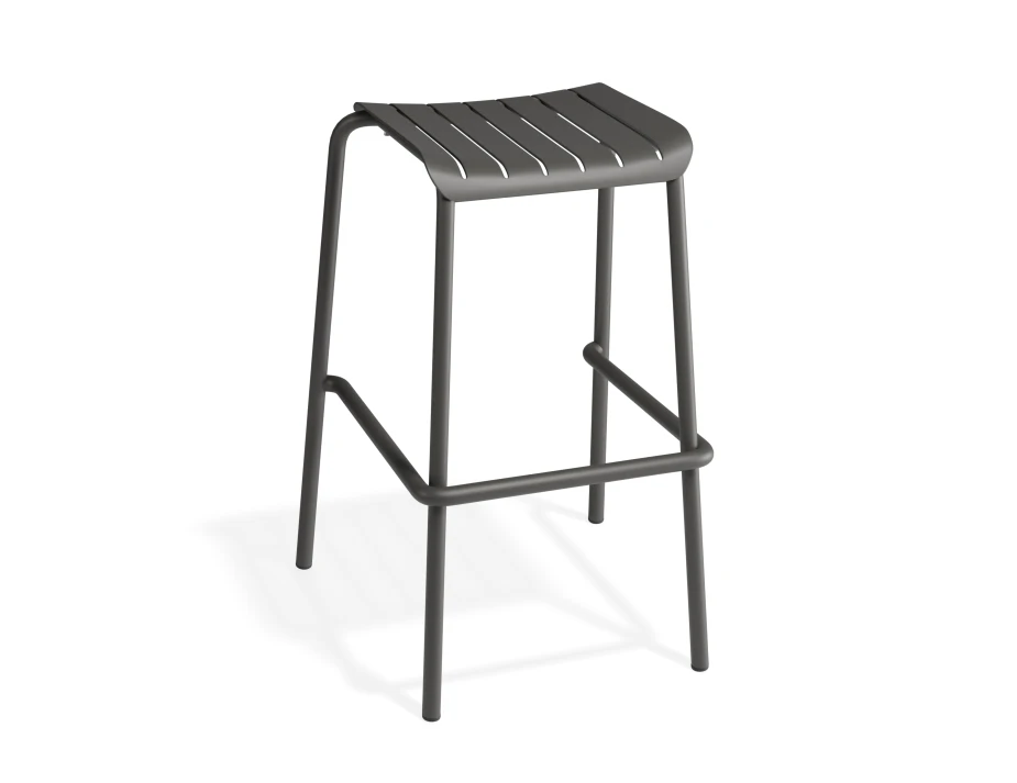 Roku Backlessbarstool Charcoal