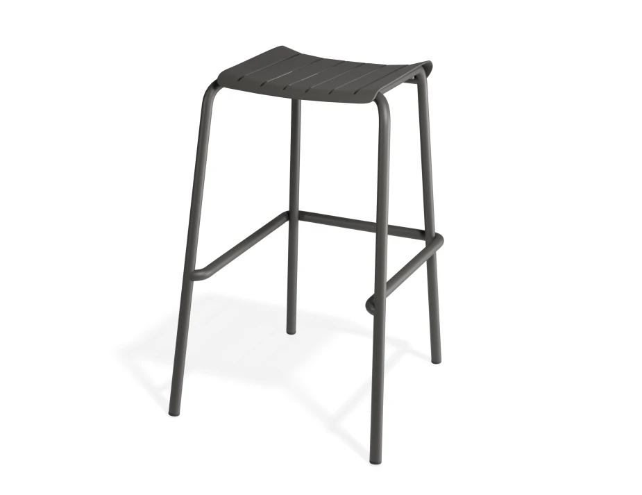 Roku Backlessbarstool Charcoal