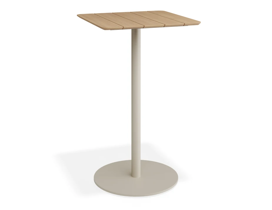 Roku Teakbartable 65x65 Latte
