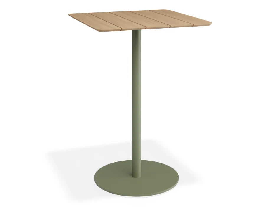 Roku Teakbartable 75x75 Green