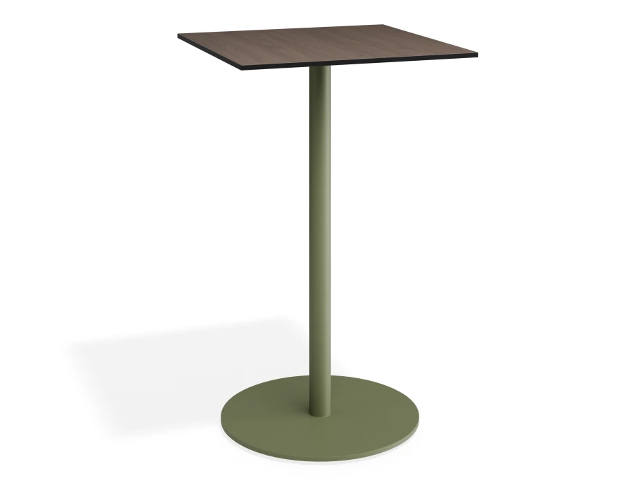 Solara 65x65 Bartable Greenbase Notaiowalnut