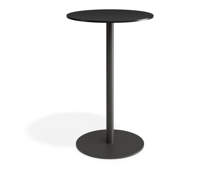 Solara 70dia Bartable Charcoalbase Athenastone