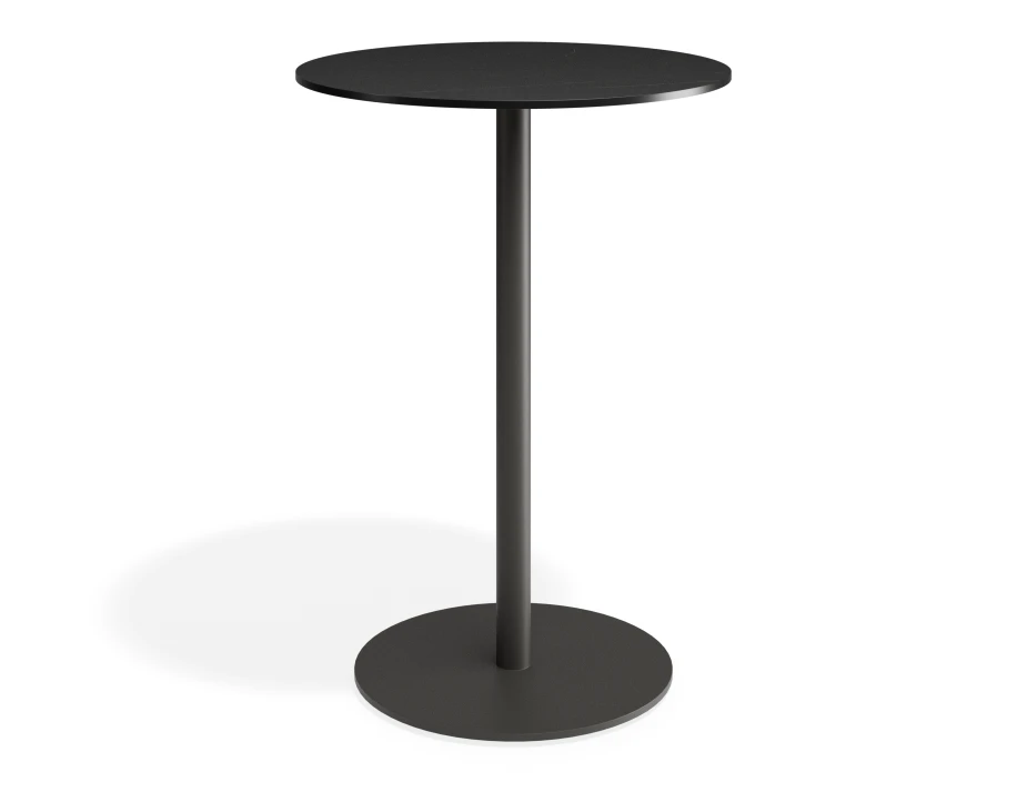 Solara 75dia Bartable Charcoalbase Athenastone