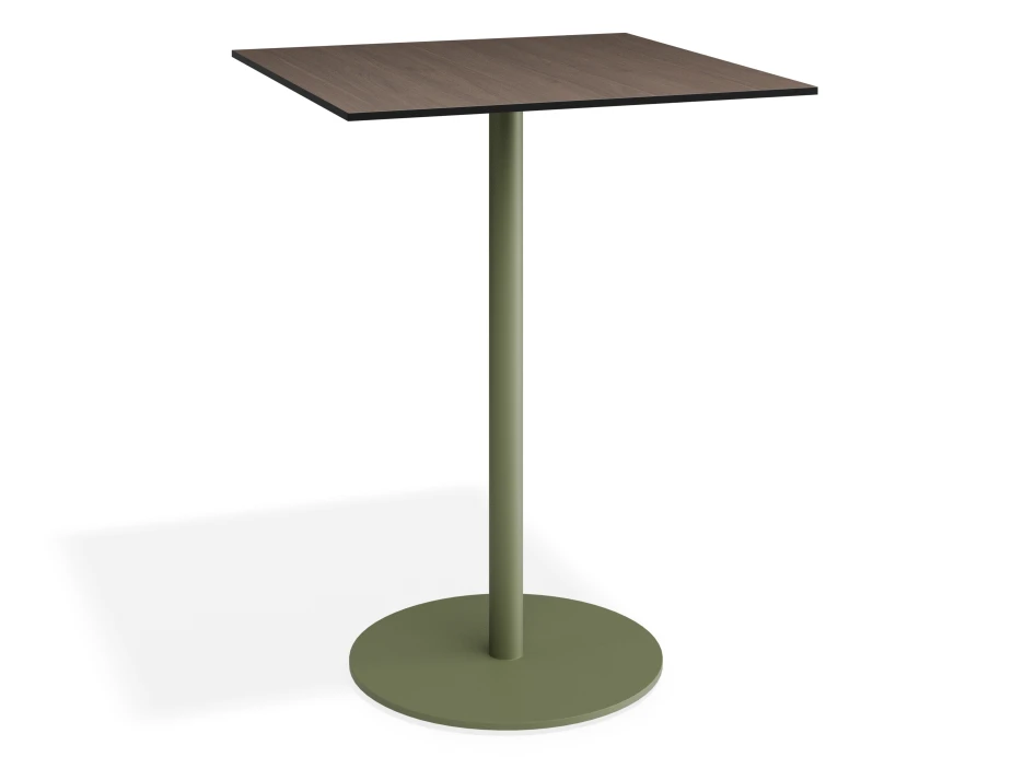 Solara 80x80 Bartable Greenbase Notaiowalnut