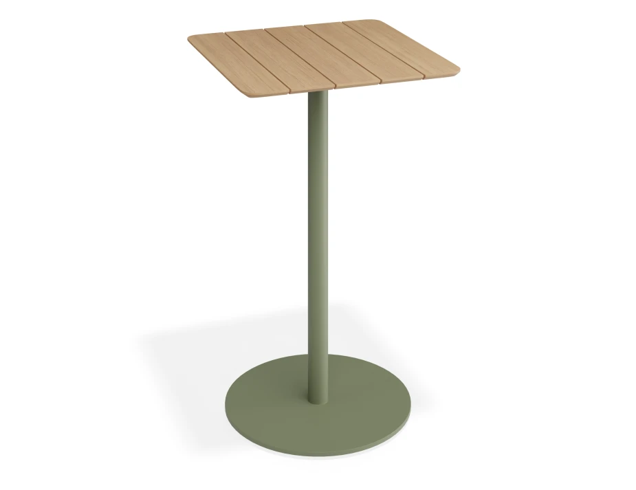 Roku Teakbartable 65x65 Green