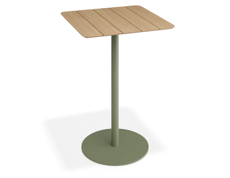 Roku Teakbartable 75x75 Green