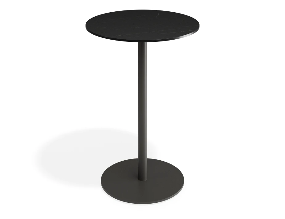 Solara 75dia Bartable Charcoalbase Athenastone
