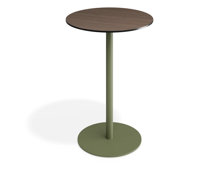 Solara 75dia Bartable Greenbase Notaiowalnut