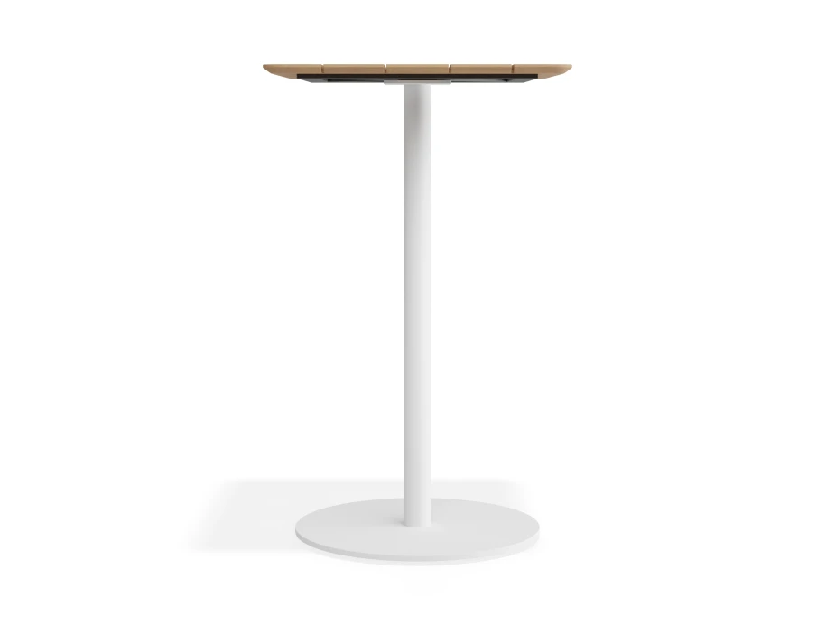 Roku Teakbartable 65x65 White