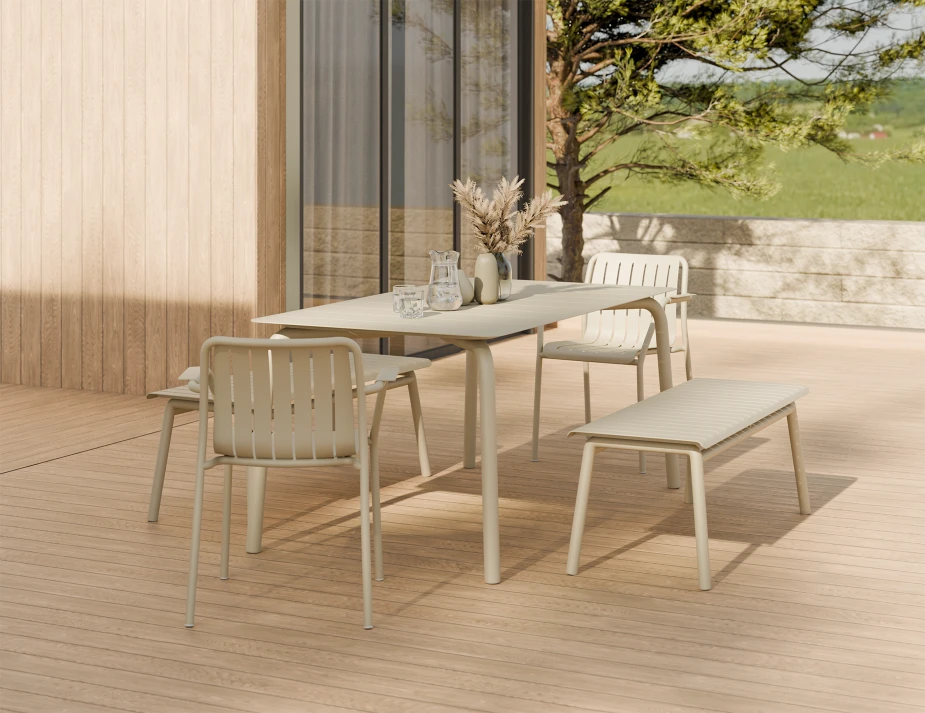 Roku Diningtable 160 Bench Latte Residential
