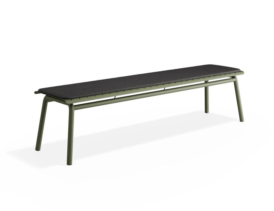Roku Bench190 Charcoal Green