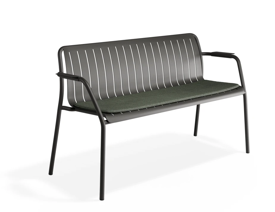 Roku Gardenbench Green Charcoal