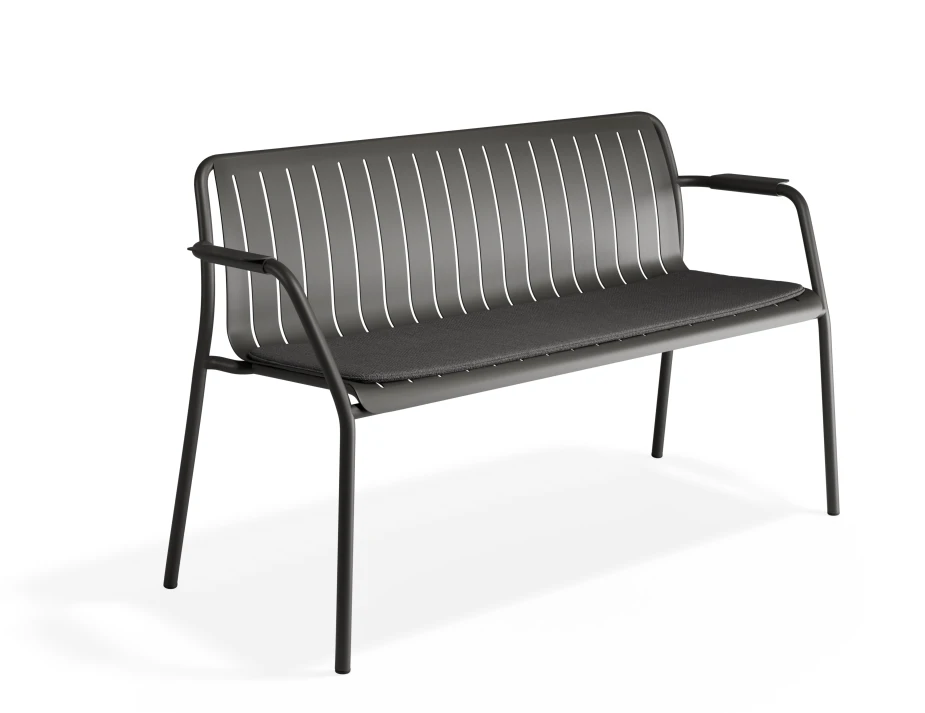Roku Gardenbenchseatpad Charcoal