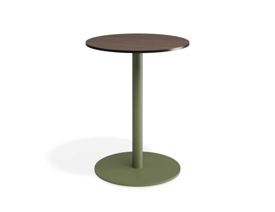 Solara 60dia Cafetable Greenbase Notaiowalnut