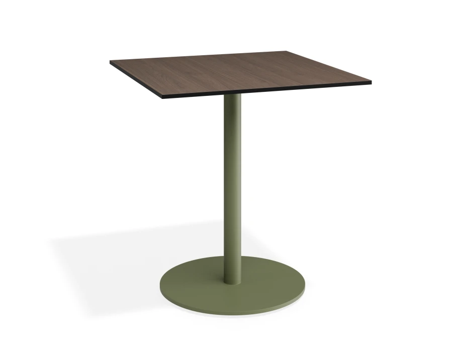 Solara 70x70 Cafetable Greenbase Notaiowalnut
