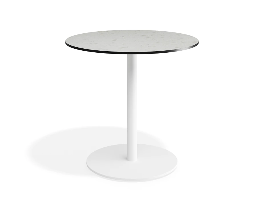Solara 80dia Cafetable Whitebase Tivoliceppo