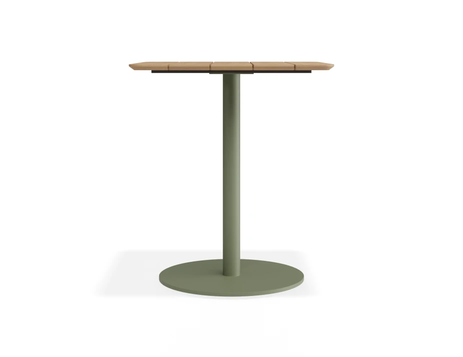 Roku Teakcafetable 65x65 Green