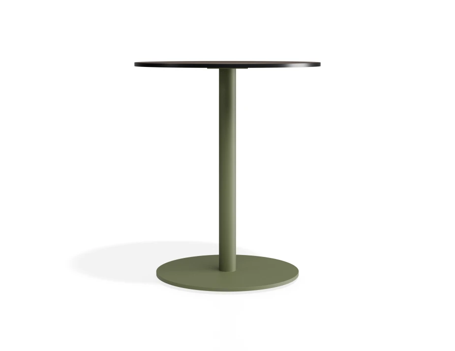 Solara 65dia Cafetable Greenbase Notaiowalnut