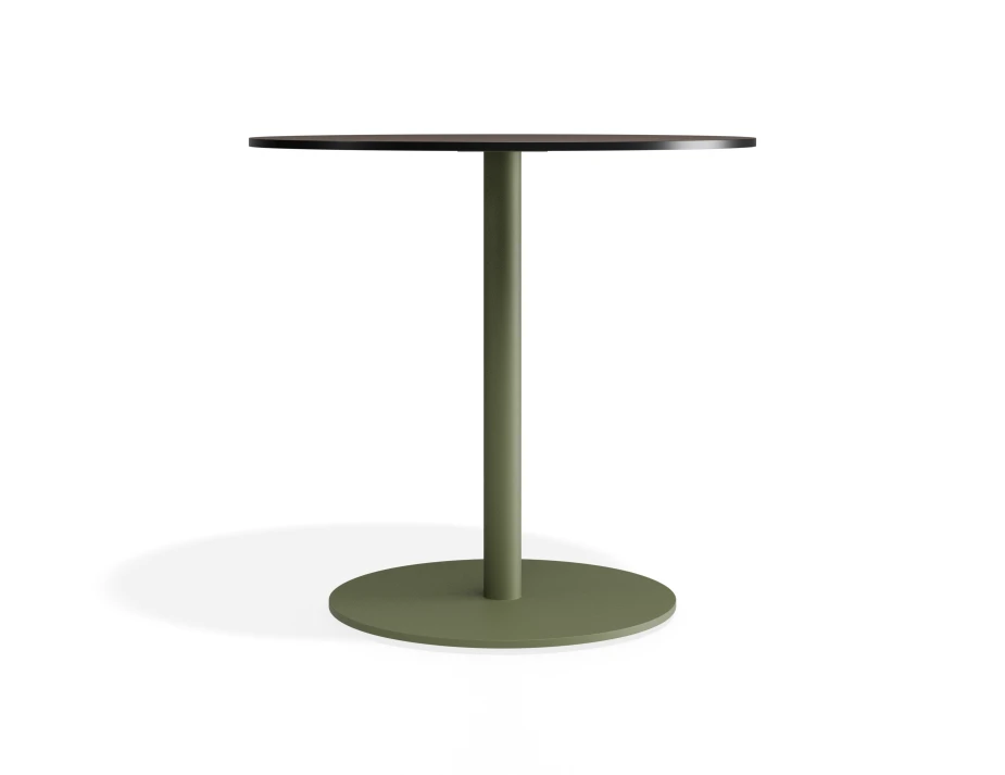 Solara 80dia Cafetable Greenbase Notaiowalnut