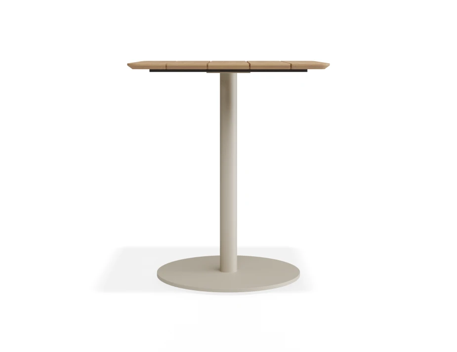 Roku Teakcafetable 65x65 Latte