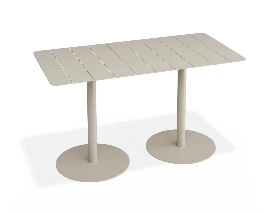 P2 Roku 135x65 Cafetable Latte High