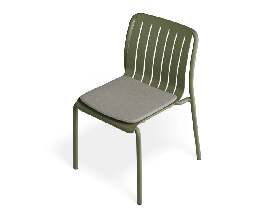 Roku Diningchair Green Lightgreypad