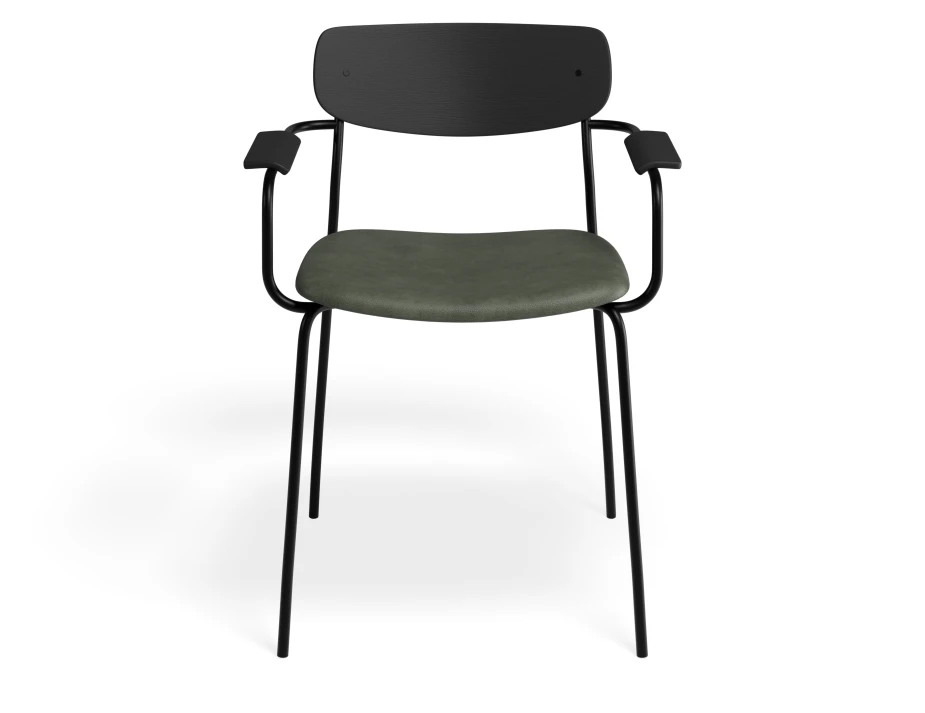 Rylie Armchair Ashblack Greenpu