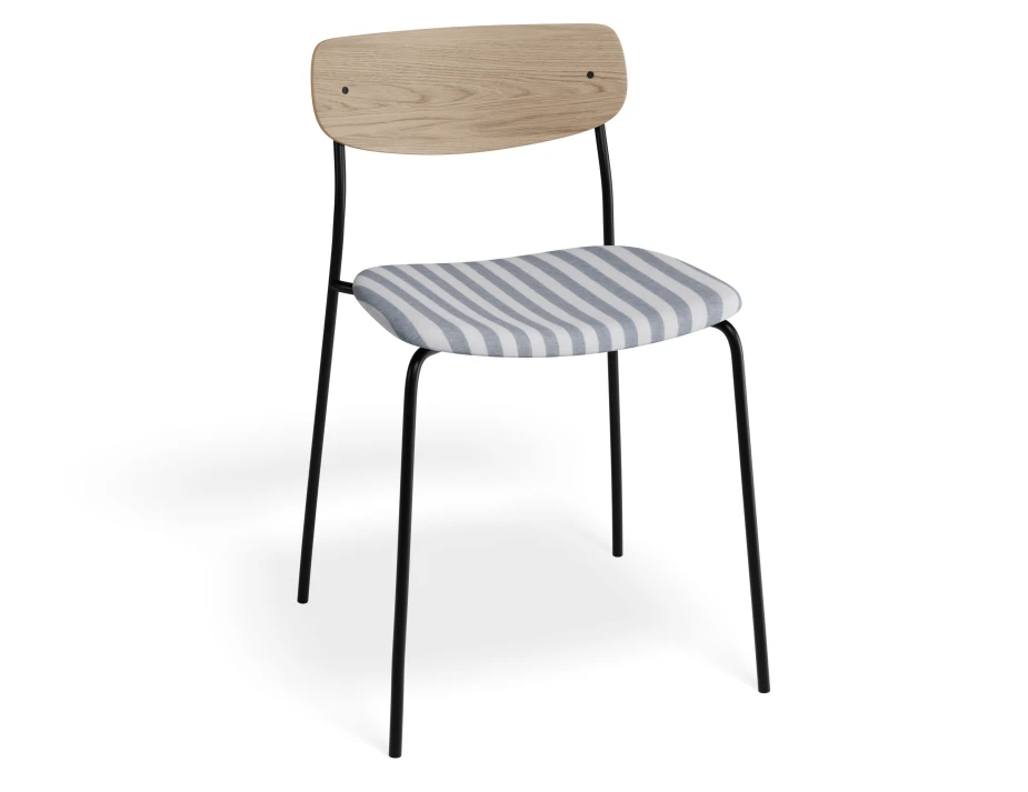 Rylie Chair Ashnatural Bluestripe