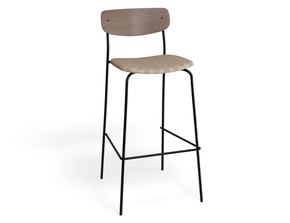 Rylie Barstool Walnut Lavera