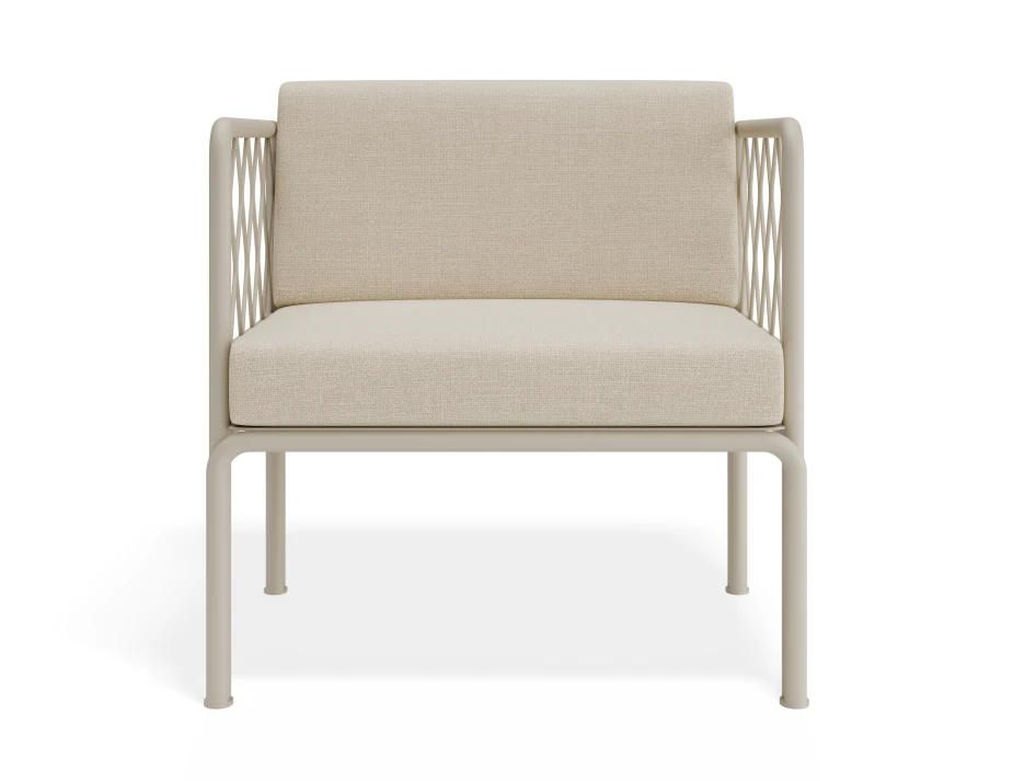 Seville Loungechair Latteframe Huskcushion