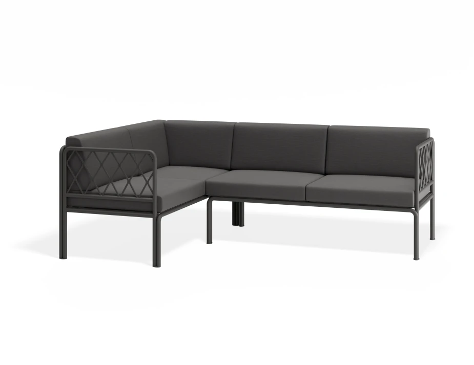 Sevillev2 Configa Charcoalframe Darkgreycushion