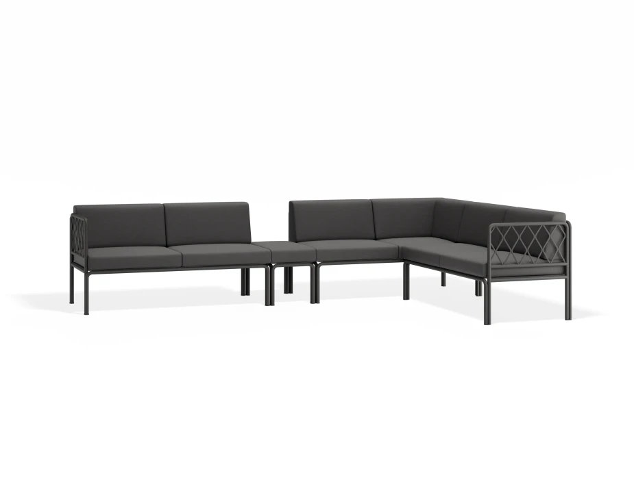 Sevillev2 Configj Charcoalframe Darkgreycushion Cushionextension