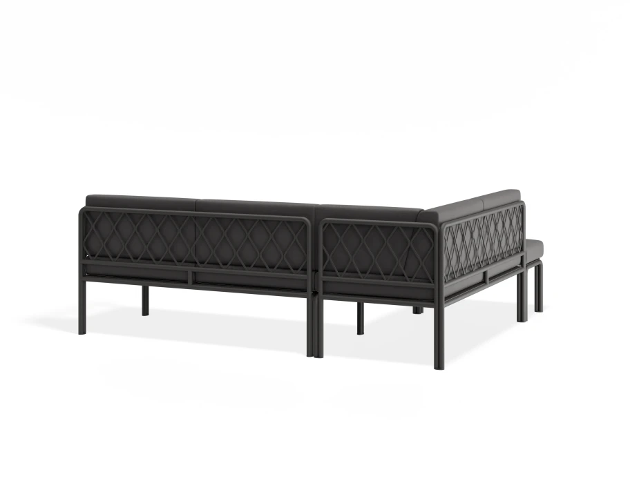 Sevillev2 Configh Charcoalframe Darkgreycushion Cushionextension