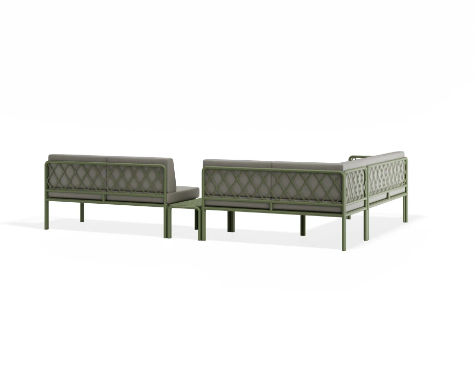 Sevillev2 Configi Greenframe Lightgreycushion Extension