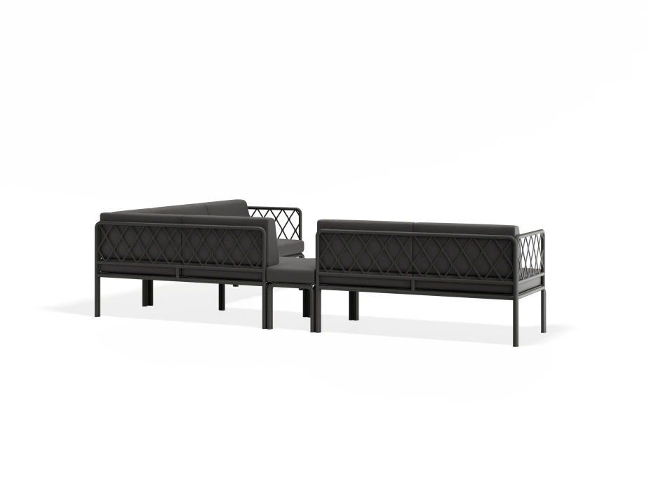 Sevillev2 Configj Charcoalframe Darkgreycushion Cushionextension
