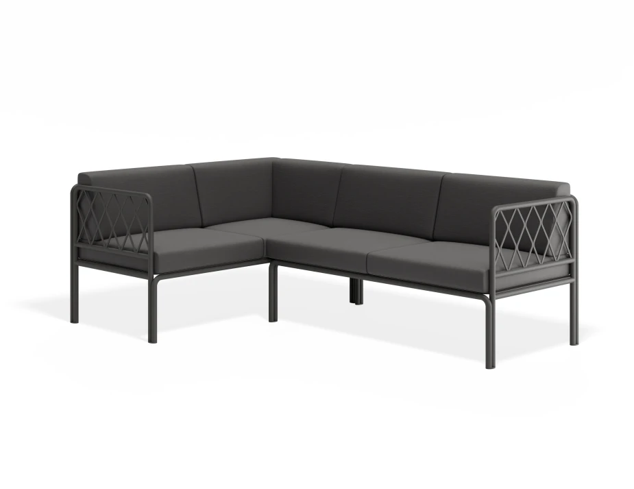 Sevillev2 Configa Charcoalframe Darkgreycushion