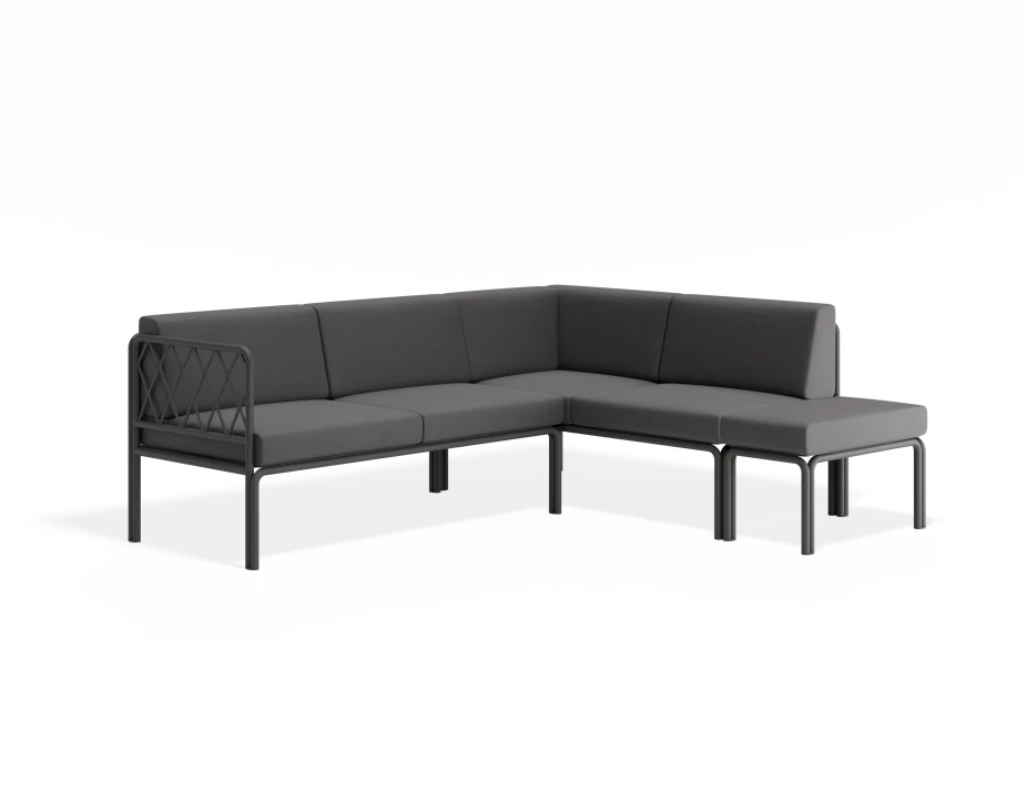 Sevillev2 Configg Charcoalframe Darkgreycushion Cushionextension