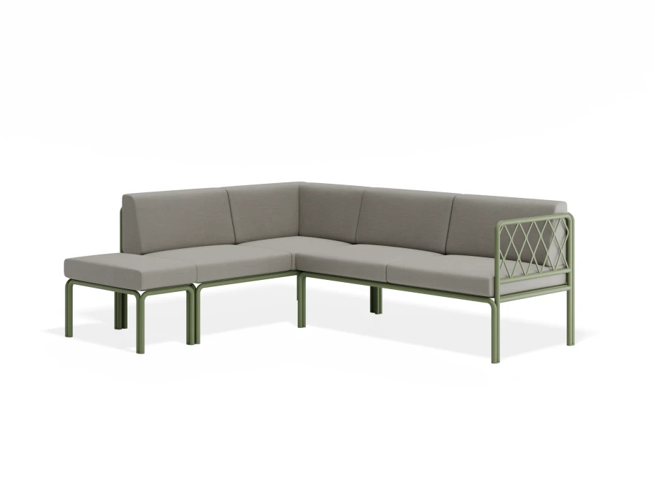 Sevillev2 Configh Greenframe Lightgreycushion Cushionextension