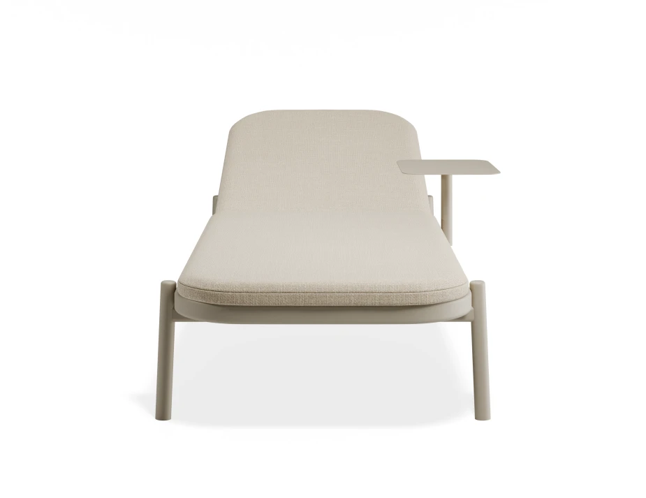 Verano Sunlounge Sidetable Latteframe Huskfabric