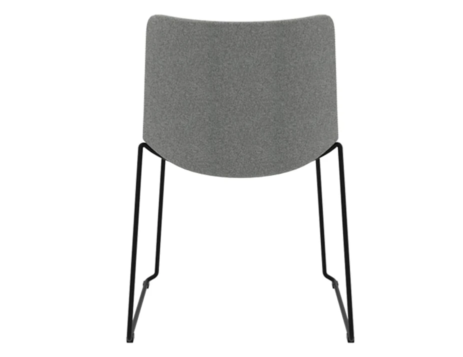 Flow Dining Chair Sled Base Back