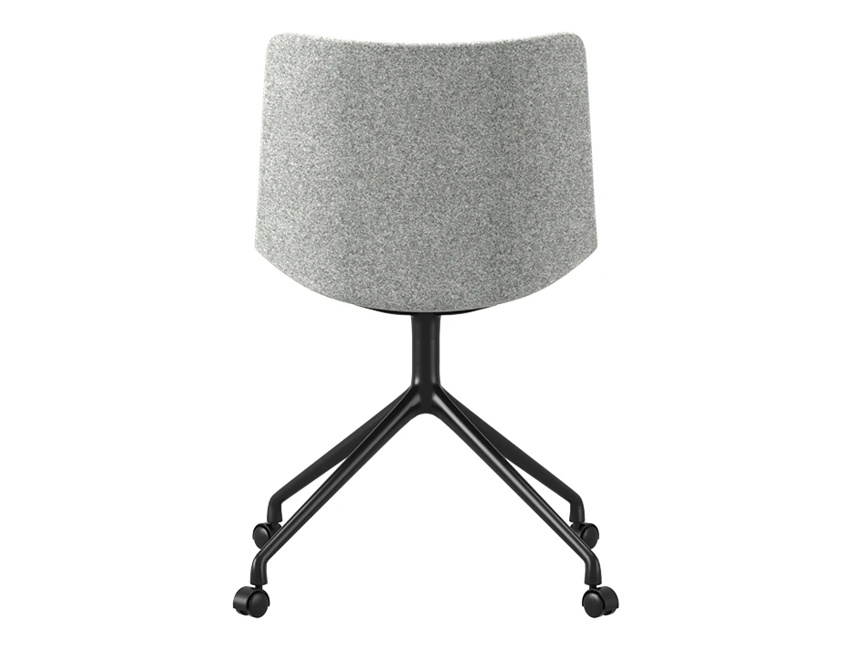 Grey Flow Chair Star Castors Side