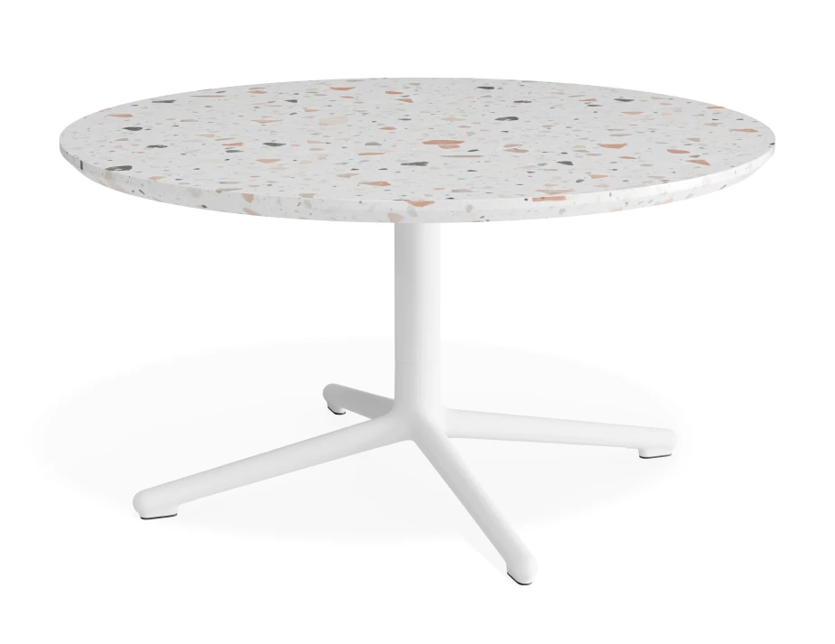 Place Coffeetable 800dia Terrazzo White