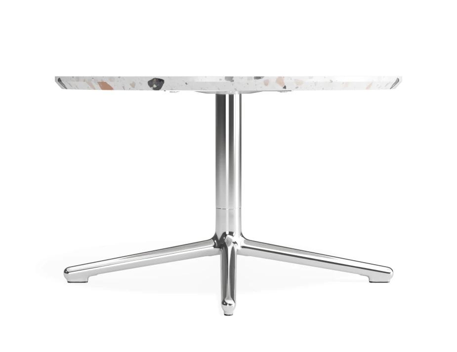 Place Coffeetable 700dia Terrazzo Chrome