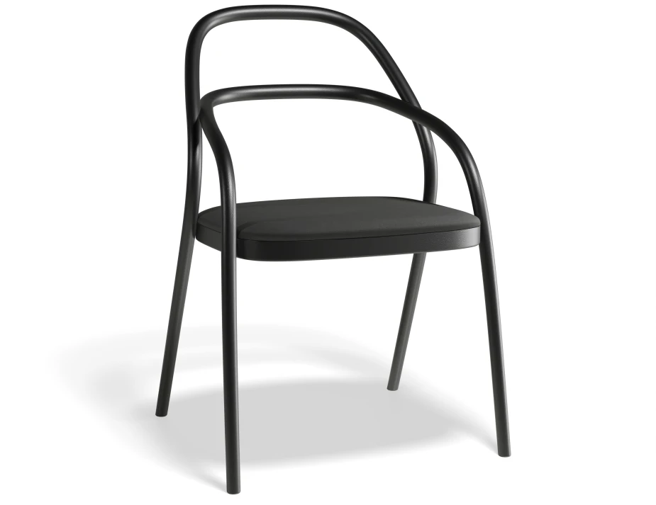 002 Chair Pad Blackgrain Mdr