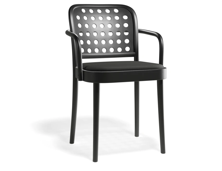 822 Armchair Blackgrain Mdr