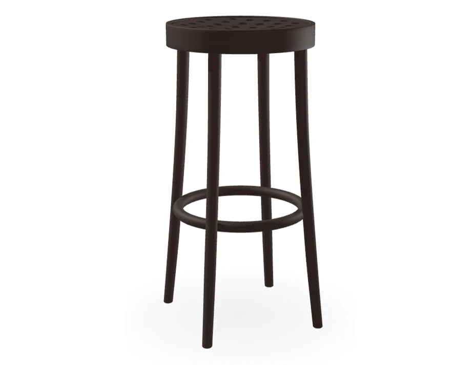 822 Barstool 80cm Dark Chocolate
